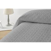 Degrees Home Liso &ndash; Fine Bouti Bedspread for All Seasons &ndash; Multipurpose Bed Cover, Soft, Washable and Lightweight 100% Microf