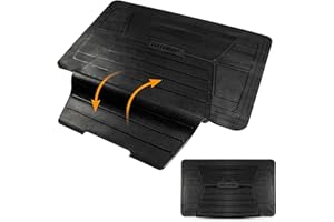 ‎WALSER WALSER CarComfort Boot Mat Bootguard with Bumper Protection, Universal Cut to Size Rubber Mat Car, Universal Boot Protector with Bumper Protection, Non-Slip Mat, 120 x 76 x 39 cm