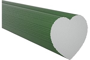 SERSCH 125X Stück Steckdraht in verschiedenen Größen und Farben - robuster Kerzendraht - Ideal für Bastelarbeiten sowie zum Binden von Kränzen - 35cm lang im Beutel (1,0mm, Grün)