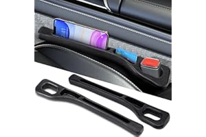 PAVLLEEN 2 Stück Aufbewahrungsbox für Autositze,Car Seat Gap Filler organizer,Autositz Gap Aufbewahrungsbox,Universal Autositz Lückenfüller,für Kleinigkeiten,Verhinderung des Herabfallens von Gegenständen