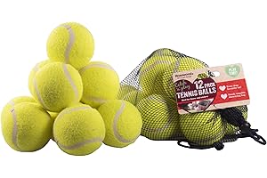 Rosewood 12 balles de Tennis Standard, Jouets pour Chien