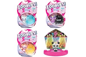 Zoobles Jouet - Pack 1 Zoobles Animal - Boules Magiques Colorées Transformables en Animaux Fantastiques avec Maison Magique - 6061364 - 1 Figurine Jouet Enfant 5 ans et + - Modèle Aléatoire