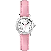 Timex Youth T790814E Easy Reader Pink Leather Strap Watch
