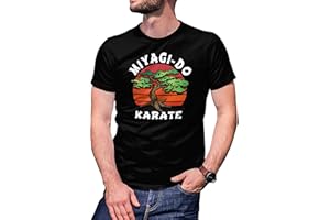 B&S Boutique Miyaga Do Inspired By Cobra Kai T-Shirt Maglietta per Uomo