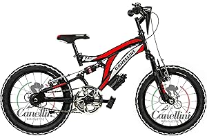 BICICLETTE CANELLINI Bicicleta infantil de Suspensión completa 16 Colorado – Ruedas de 16 pulgadas
