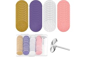 RISF Lot de 80 disques abrasifs pour pédicure, 25 mm pour pédicure (grain 80, 150, 180, 240), axe 1 niveau, peaux mortes, râpe pour callosités pour manucure et pédicure