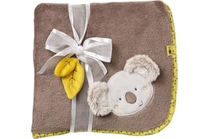 Fehn 064193 Koala - Przytulny Kocyk dla Niemowląt i Małych Dzieci od 0+ Miesięcy - Do Przytulania, Jako Podkładka do Raczkowania lub Ręcznik do Żucia, Wymiary: 100 x 75 cm