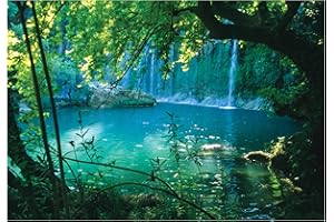 WALLARENA Papel Pintado Bosque Paisaje Lago Naturaleza Salón Dormitorio - Incluye Pegamento - Fotomurales Pared Tejido No Tejido Decorativos Murales Fotográfico Moderno Decoración de Paredes (152x104 cm)