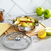 Schafer Micro Mini Flat Steel Pot 16Cm-2 Pieces