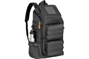 Lightweight Tactical Backpacks with Laptop Compartment for Men 40L EDC MOLLE Military Style 17 in Computer with Cup Holder Travel Hiking Daypack