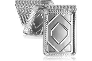 COM-FOUR® 20x grillskål, engångsskålar av aluminium, grillpanna | matlagning och bakning - droppbricka för ugn - grill och grill