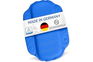 Schwanfeld® Cuscino per vasca da bagno [extra sicuro] – con ventose extra forti – Cuscino per vasca da bagno per pelli sensibili [Oeko-TEX® 100 standard] – Cuscino da bagno inodore (made in Germany)