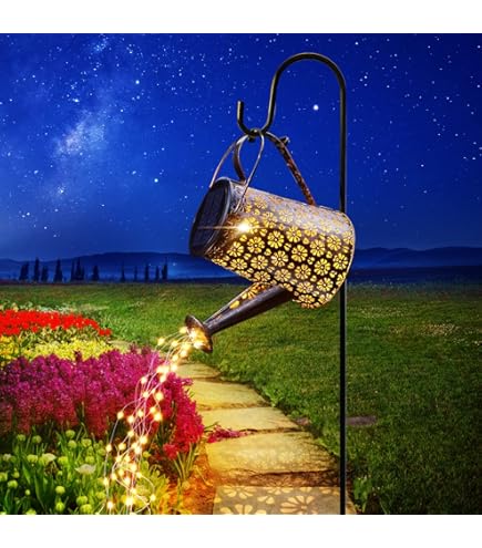 Tuindecoratie op zonne-energie met gieter, waterdicht, voor gazon, terras, tuin, binnenplaats, tafel, oprit, tuin, geschenken, warmwitte led Tuindecoratie op zonne-energie met gieter, waterdicht, voor gazon, terras, tuin, binnenplaats, tafel, oprit, tuin, geschenken, warmwitte led