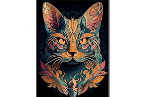 BJBJJIU 5D Diamond Art Painting Kit, Sparkling Diamante Cat Picture Set, Rhinestone Embroidery Craft Painting for Adults, Kids, Home, Wall Decor 40x30cm - Cartoon (6)