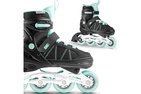 Movino Cruzer One | Rollers en Ligne Réglables | Roller Enfant Fille Garcon | Patin A Roulette