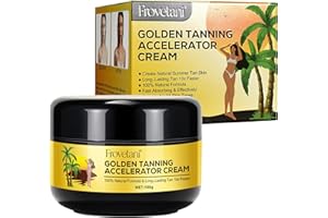 GLONESEBLUM 100g Sunbed Tanning Accelerator Luxe Gel Effective in Sunbeds & Outdoor Sun Achieve a Natural Long-Lasting Rapid Tanning Self Tanner