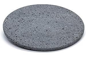 MY FRIEND SICILIA PIETRA LAVICA ETNEA PER PIZZA TONDA 31,5 cm diametro | PIASTRA REFRATTARIA PER FORNO compatibile con forno: SPICE CALIENTE - ARIETE 909 - OPTIMA HAPPY HOUR spessore 1cm