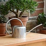 CKB LTD® Small 1.1L Indoor Watering Can - Chalk Coloured Galvanised Powder Coated Steel - For Houseplants Contemporary Metal 