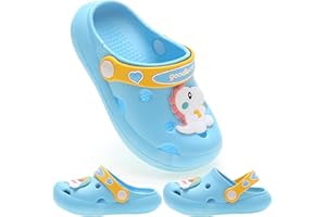 AYUEBO Unisex Kinder Clogs Jungen Mädchen Gartenschuhe Pantoffeln rutschfeste Gartenclogs Strand Gummi Hausschuhe Sommer Latschen