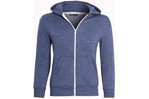 shelikes Kids Girls Boys Zipper Hoodie Unisex Zipper Top Jacket PE School Sweat Hoodie Casual Fashion UK Size 5-14 Years