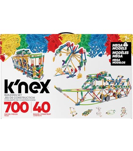K'NEX Basic Fun 80206 Baukasten – 125 Teile, 10 Modelle, MINT-Spielzeug Ab 7 Jahren