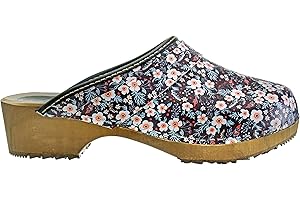 ESTRO Sabots Femme en Cuir Chaussures Hôpital Mules Femmes Sabots Orthopédiques CDL06