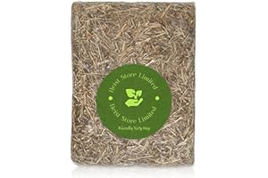 HEIST STORE LIMITED Meadow Hay For Rabbit Food & Pet Bedding | 1.5kg (1 Pack) | Conveniently Packaged Hay Feeder Cube Ideal for Feeding or Bedding Small Animals, Rabbits, Guinea, Hamster | Suitable For Small Pets