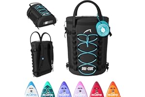 BLUEFIN SUP Bluefin Dri-Tide | Waterproof Bag for Paddle Boards and Kayaks | Dry Bag with Waterproof Zip and Seal | SUP Deck Bag with mesh Pockets and Rucksack Straps