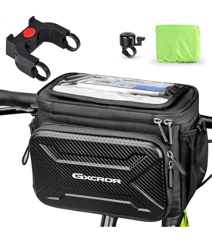 Prophete Fahrradtasche, Lenkertasche, auch fr E-Bikes geeignet,  wasserdicht, Reflexstreifen, Volumen 8 Liter : Amazon.de: Sport & Freizeit