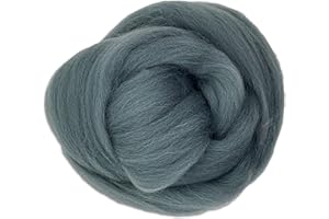 Frida's Wollhaus Wooliny Lana de fieltro de 100 g, lana de merino de cuento de hadas, 35 colores a elegir (41, gris)