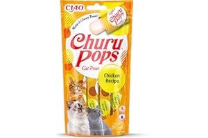 INABA CHURU Cat Pops Receta DE Pollo 4X 15GR