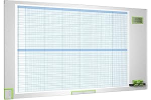 ‎NOBO Nobo 1902238 Performance Plus Planungstafel (Kalenderraster, magnetisch/beschreibbar, 1100 x 600 mm)