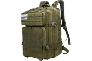 Songwin 45L militare tattico Zaino,Multifunzione e impermeabile Army Patrol Zaino da Assalto,Molle Bug Out Bag per campeggio trekking Escursionismo Alpinismo.