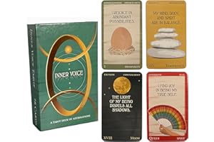 UNITY BOOKS Inner Voice: A Tarot Deck of Affirmations from Unity – 78 Beautiful Cards, Unique Magnetic Box, Modern Interpretation of Classic Arcana, Everyday Decks for Beginners, Meanings on Each Card