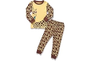 SOIBEEN Boys Pyjamas Set 100% Cotton PJs Toddler Long Sleeve Short Sleeve Sleepwear Kids Clothes Outfit 1-12 Years
