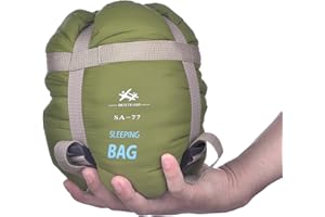 BESTEAM Envelope Outdoor Sleeping Bag Camping Travel Hiking Multifuntion Ultra-light (Army Green)
