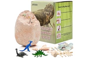 Großes Dino Ei Kinder Spielzeug, joibabe Graben Sie es auf Kit für 3+ Jahre Olds. Pädagogische Wissenschaft STEM Geschenk für Kinder an Weihnachten, Thanksgiving, Geburtstag