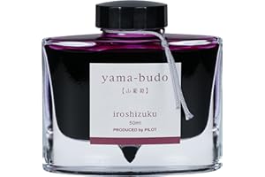 Pilot Encre à plume Iroshizuku Yama-Budo, Crimson Glory Vine, Purple Red (69217) en Bouteille, Dye, 69 milliliters