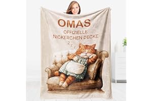 ‎GIFTASY Giftasy Geschenke für Oma - Kuscheldecke, Beste Oma Geschenk, Geburtstagsgeschenk Geburtstag Muttertagsgeschenke Muttertag Mutter