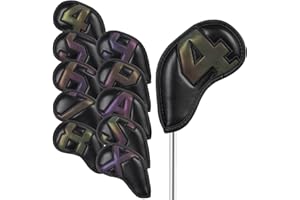 Craftsman Golf Housse de protection magnétique en fer avec grand numéro