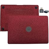 McStorey MacBook Air M1 Kılıfı A2337 Uyumlu 13 İn&ccedil; Premium Simli Deri Kaplama Hard Case A2179 A1932 Sert Koruyucu Kapak &Ccedil;izil