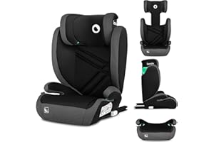 LIONELO HUGO I-SIZE Silla de coche para bebés, Grupo 2 3, de 100 cm a 150 cm Montaje ISOFIX Reposacabezas Memory Foam ajustab