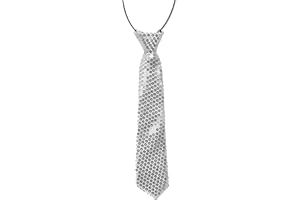 THE TIE COMPANY The Tie Co™ Elasticated Children's Glitter Sparkle Sequin Neck Tie Kids