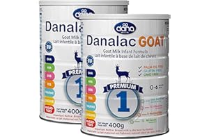Danalac Advanced Infant Formula Stage 1 Baby Goat Milk Powder, 400 g, Pack of 2