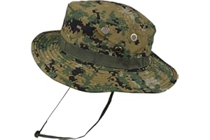 CHINWHI Sunature Adults Unisex Boonie Hat AOR2 Camo, One Size, Lightweight, Sun Protection, Water Repellent, Spring/Summer, Outdoor, Fishing, Camping, Sport