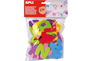 APLI KIDS Apli 218102 - Eva Foam Letters - Bag of 104 Units