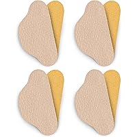 SULPO 4 Paare Leder Fersenschutz Fersenhalter Fersenkissen Fersenpolster Reparatur Schuhe (Ahorn)