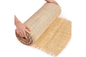 ODAROS Tessuto di Rattan Naturale Paglia di Vienna per Sedie,Rotoli di Paglia di Vimini per Progetti di Riparazione di Sedie,Cannage,Schienali di Sedie Poltrone,Sostituzione per Sedia Bistrot Vienna Thonet (