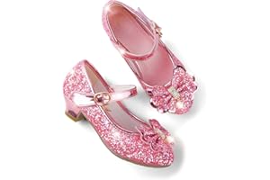 JerrisApparel Chaussures Princesse Fille Fête Déguisement Mariage Mary Janes