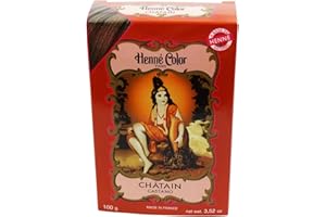 YUMIBIO Sitarama Henne Castano Chiaro Polvere Tintura Naturale EcoBio